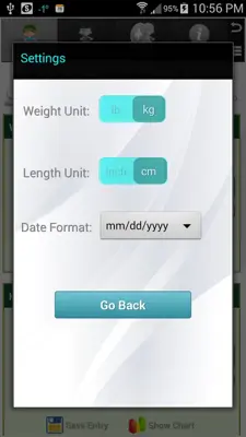 Growth Chart Trial android App screenshot 2