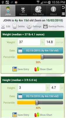 Growth Chart Trial android App screenshot 7